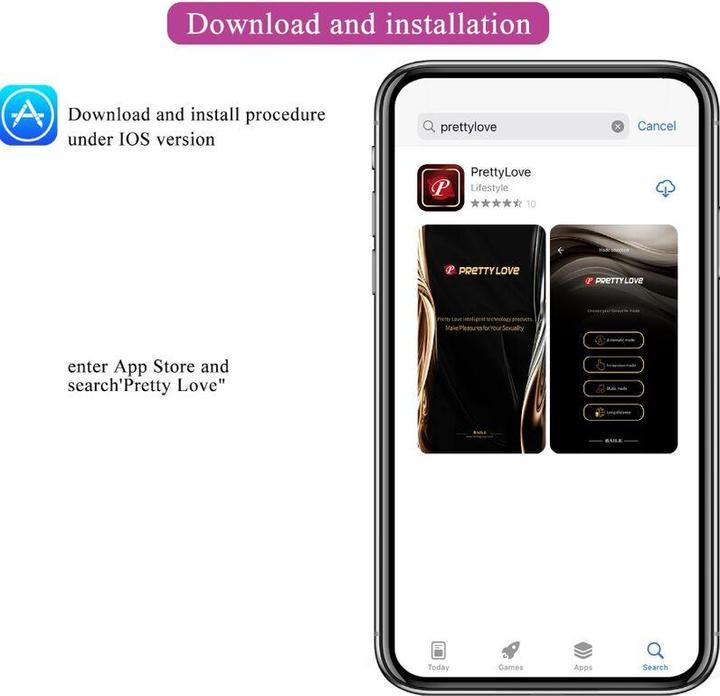 Actual product image Pretty Love - Franz Massager Und Vibrator Kostenlose App Lila