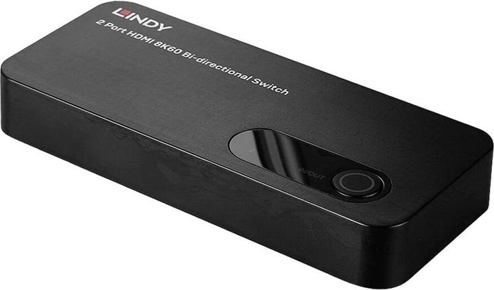 Productafbeelding Lindy 2-poorts HDMI 8K60 bidirectionele schakelaar Schakelt tussen twee 8K HDMI bronnen die zijn
