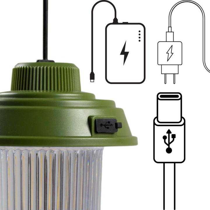 Actual product image Redcliffs Latarka Lampa Camping Baterie Khaky