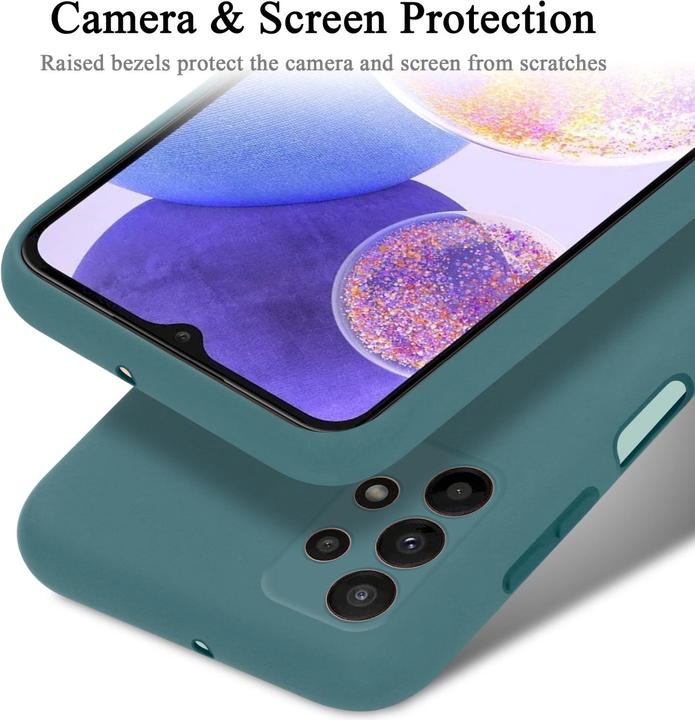 Produktbild Cadorabo TPU Liquid Silicone Case Hülle für Samsung Galaxy A23 4G / 5G (Samsung Galaxy A23, Samsung Galaxy A23 5G)