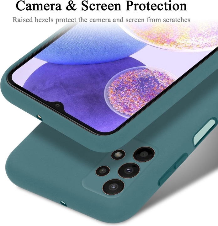 Actual product image Cadorabo TPU Liquid Silicone Case Cover for Samsung Galaxy A23 4G / 5G (Samsung Galaxy A23, Samsung Galaxy A23 5G)