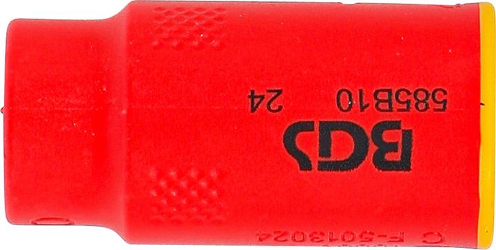 Immagine prodotto BGS VDE-Steckschlüssel-Einsatz Sechskant | Antrieb Innenvierkant 10 mm (3/8") | SW 10 mm (10 mm)