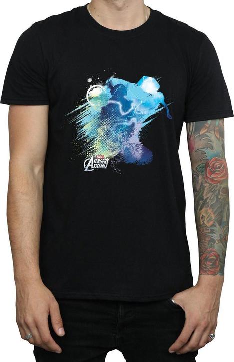 Actual product image Mens Thor Art Burst T-Shirt (3XL)