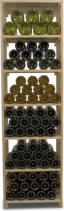 Produktbild CaveauStar Weinregal (84 Flaschen, 31.50 x 44.30 x 151.30 cm)