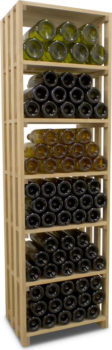 Produktbild CaveauStar Weinregal (84 Flaschen, 31.50 x 44.30 x 151.30 cm)