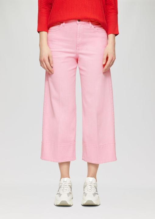 Produktbild S.Oliver Hose Culotte-Jeans / Regular Fit / High Rise / Wide Leg / Bügelfalten (42)