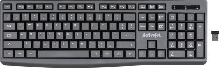Actual product image Activejet Wireless Keyboard K-3803SW, battery powered, AAA (Eng. Int., Wireless)