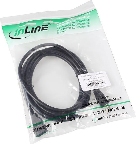 Produktbild InLine USB A – USB A (3 m, USB 3.0)