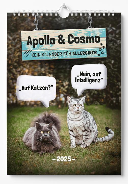 Apollo & Cosmo - No calendar for allergy sufferers (A3, German)
