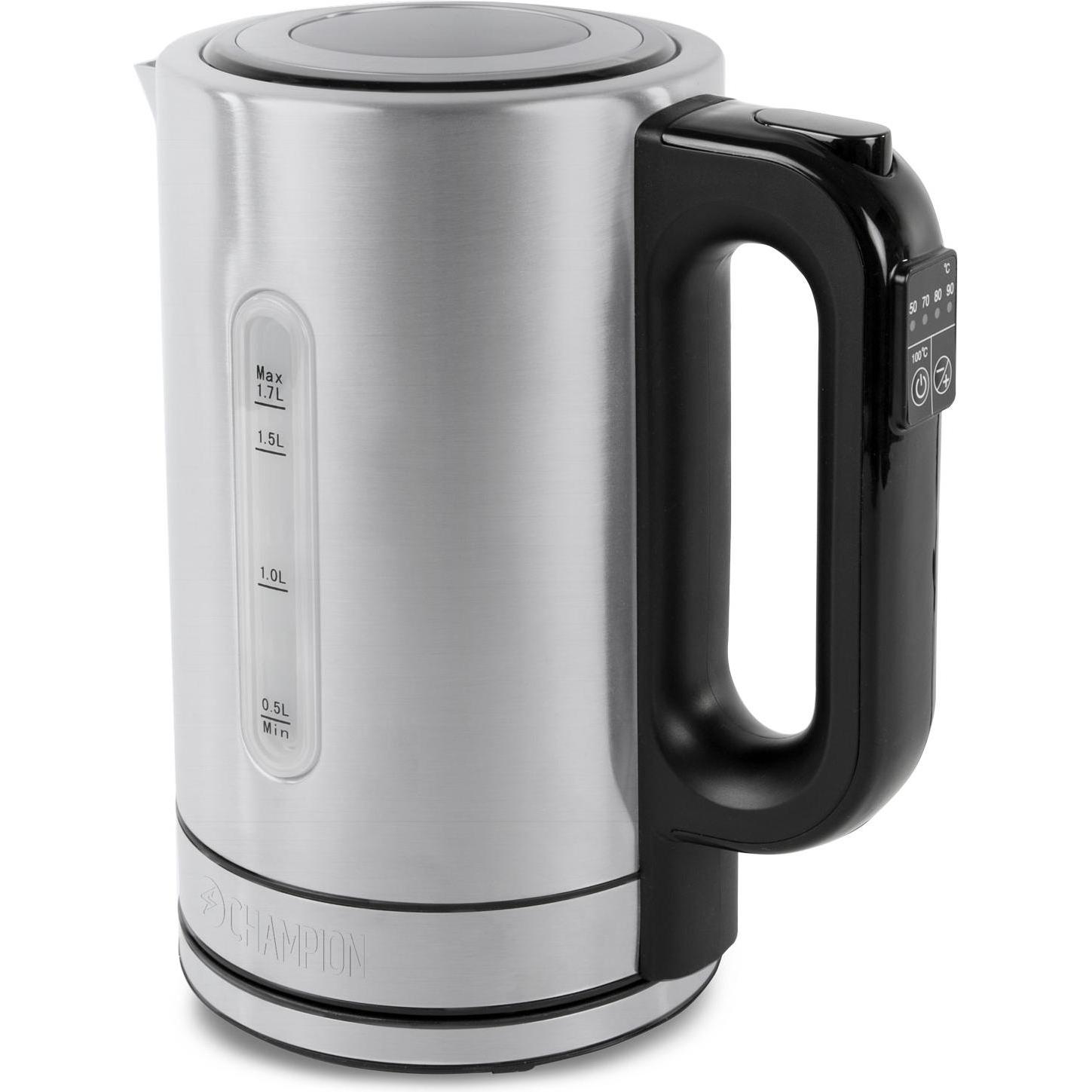 Thumbnail - Champion Wasserkocher Temp 1,7L VK410 Edelstahl, Wasserkocher, Silber