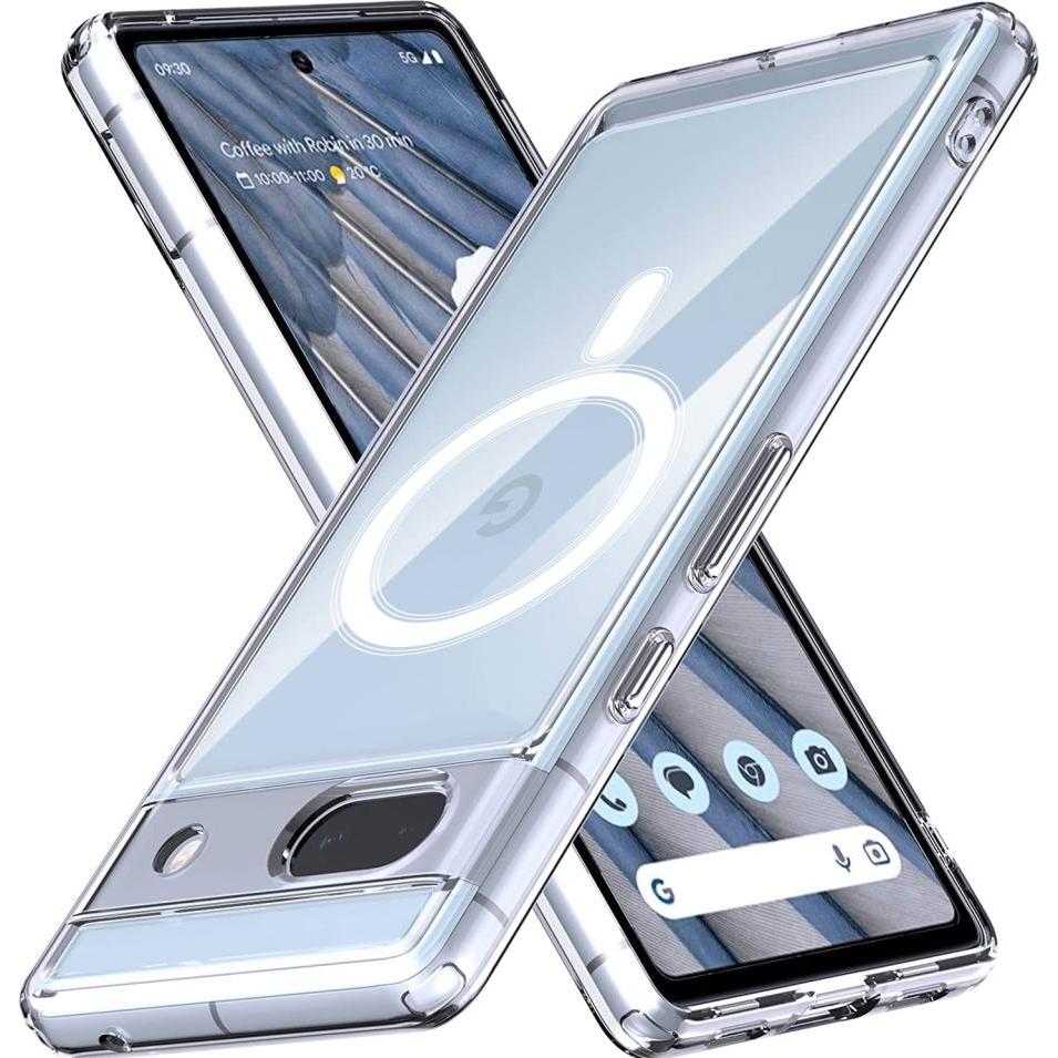 Screenguard Magnetic Case (Google Pixel 7a), Smartphone Hülle, Transparent