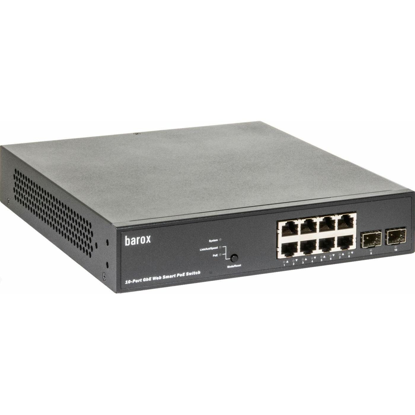 Barox Switches for 19" and table (8 Ports), Netzwerk Switch