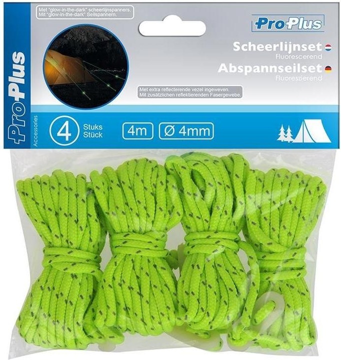 Actual product image ProPlus Fluorescent guy rope set