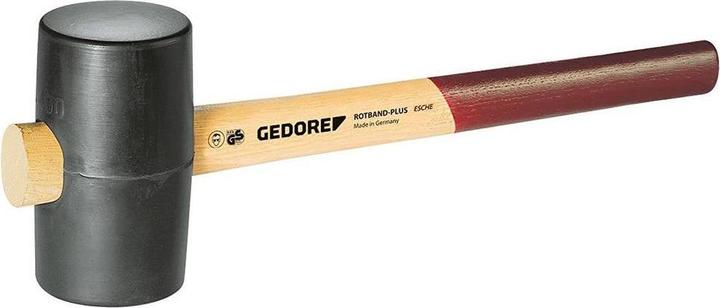 Produktbild Gedore 227 E-3 Gummihammer mit Eschenstiel, d 75 mm (770 g)