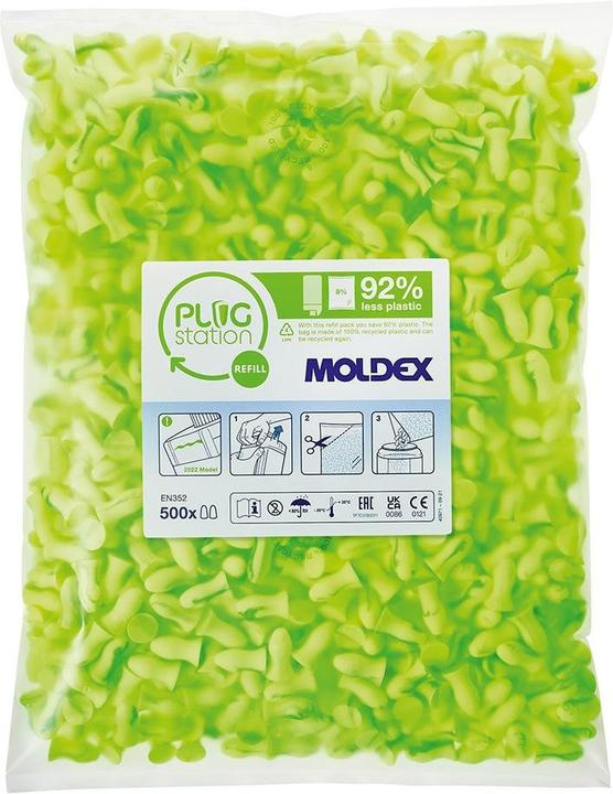 Moldex Inserti auricolari Contours® 746001 EN 352-2 SNR 35 dB 500 PA/pacco di ricarica