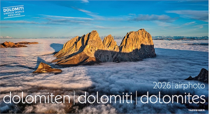 Produktbild Luftbildkalender Dolomiten 2026 (Deutsch)