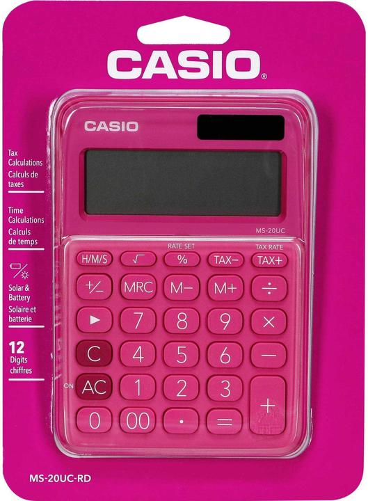Produktbild Casio Tischrechner MS-20UC (Batteriebetrieb, Solarenergie)