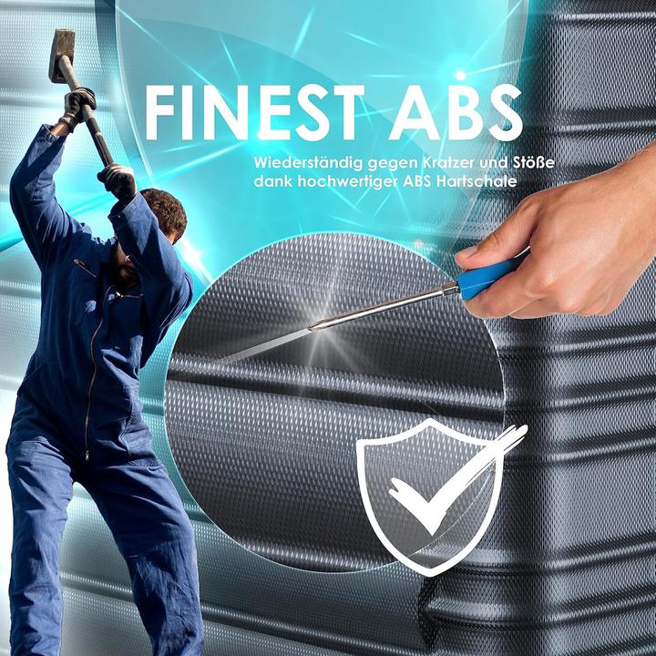 Produktbild Kesser Handgepäck Reisekoffer mit Kofferwaage (55 l)