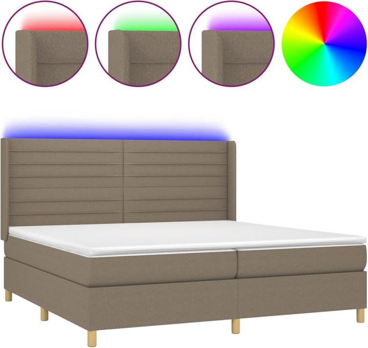 Actual product image vidaXL Boxspringbett (200 x 200 cm)