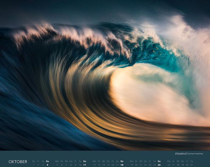 Actual product image Wellen Kalender 2026: Meeres- und Wasser-Fotografie XXL Premium Kalender