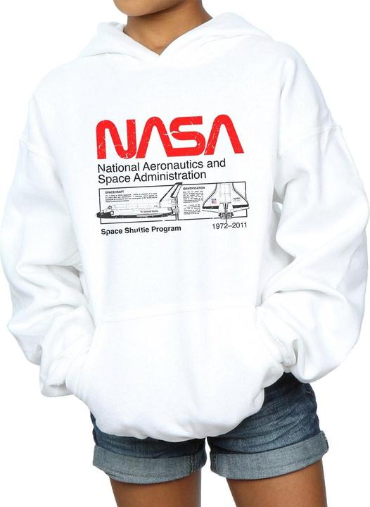 Produktbild Nasa Classic Space Shuttle Kapuzenpullover Mädchen (140, 146)