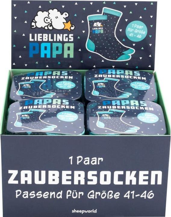 Actual product image Sheepworld Zaubersocken Motiv "Lieblingspapa" (Single pack, 40 - 46)