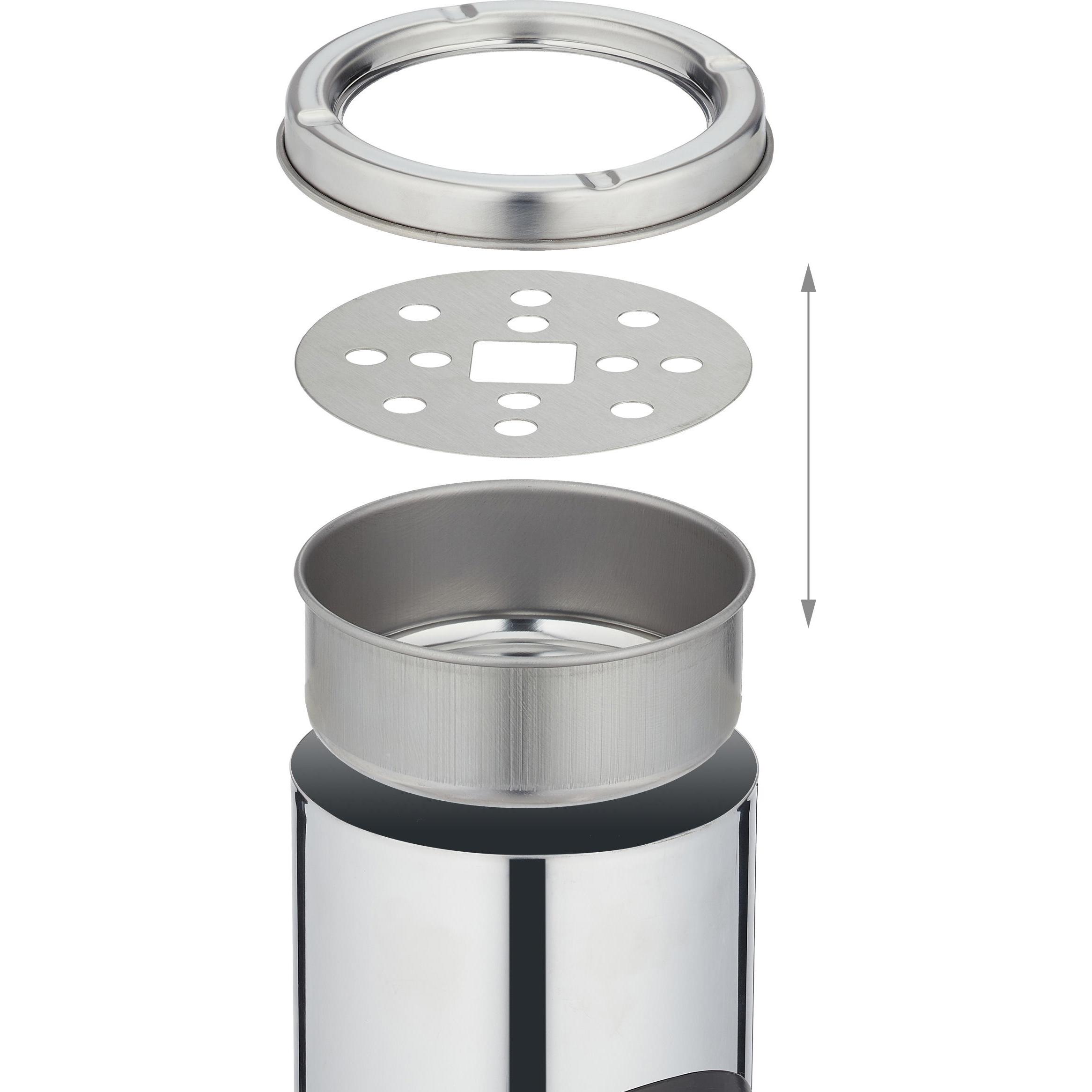 Relaxdays, Aschenbecher, Standaschenbecher Edel