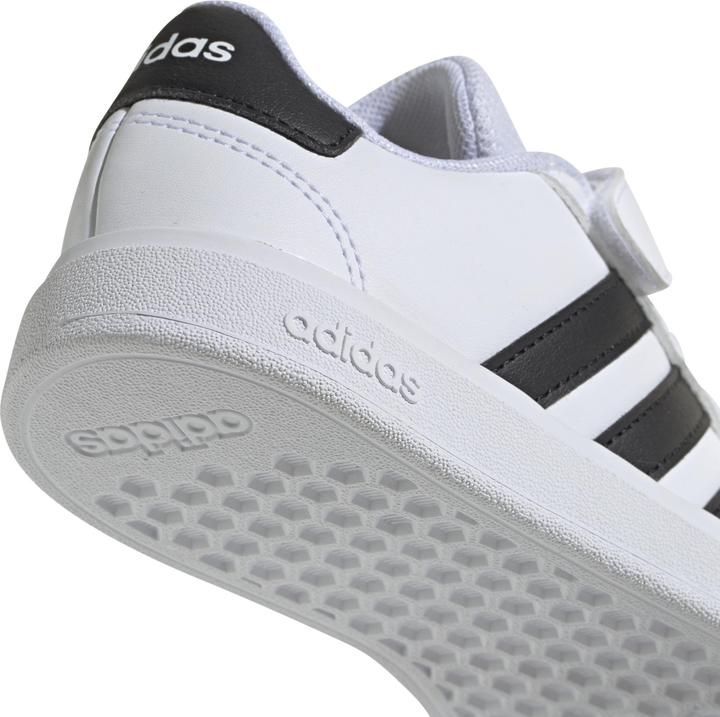 Actual product image Adidas Unisex GRAND COURT 2.0 SHOES Children shoes, Cloud white/core black/Cloud white, 35 EU (35)
