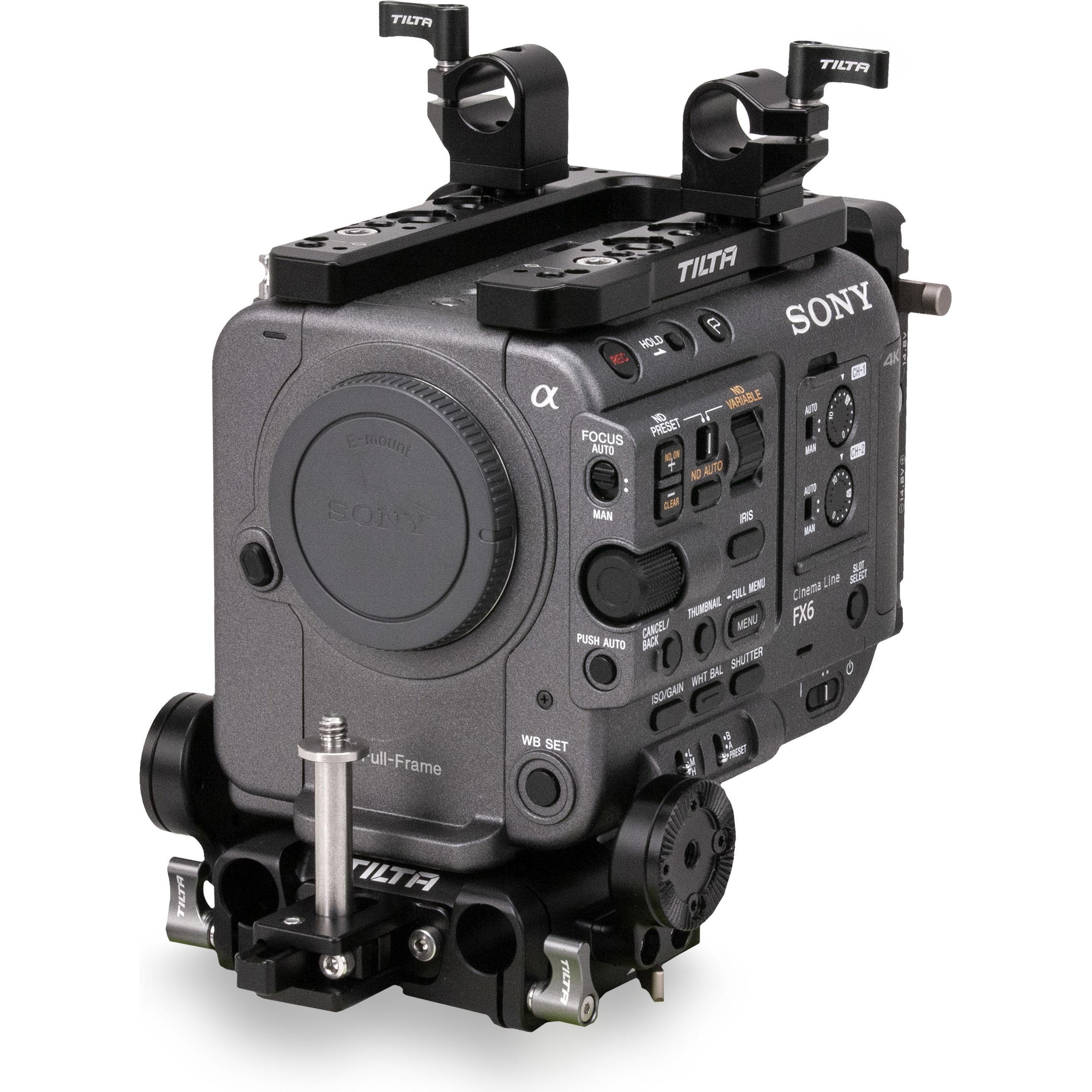 Tilta Camera Cage für Sony FX6 Advanced Kit V-Mount #ES-T20-B-V (Cage), Video Zubehör, Schwarz