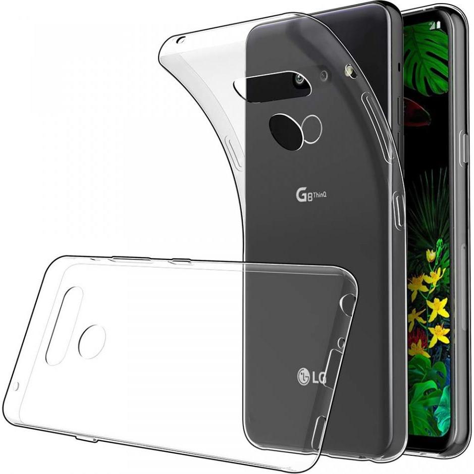 Screenguard LG G8 ThinQ Flexible TPU Clear Case (LG G8 ThinQ), Smartphone Hülle, Transparent