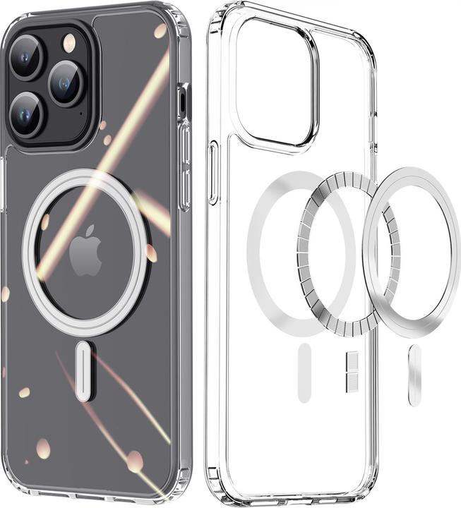 Dux Ducis Custodia per iPhone 15 Pro Max con MagSafe Clin - Trasparente (Apple iPhone 15 Pro Max)