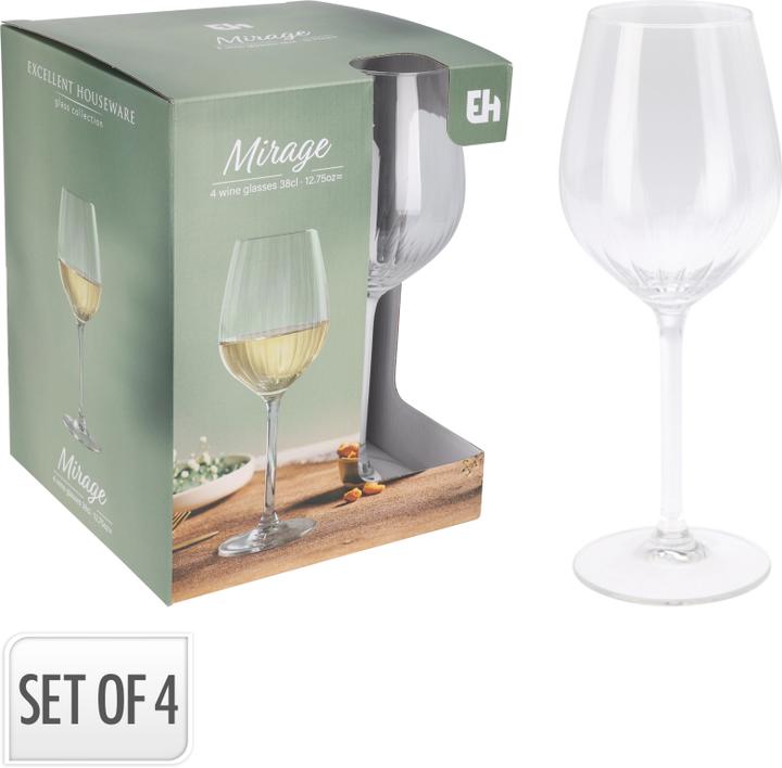 Luigi Bormioli Oppenweiler (38 cl, 4 Glasses, Wine glasses set)
