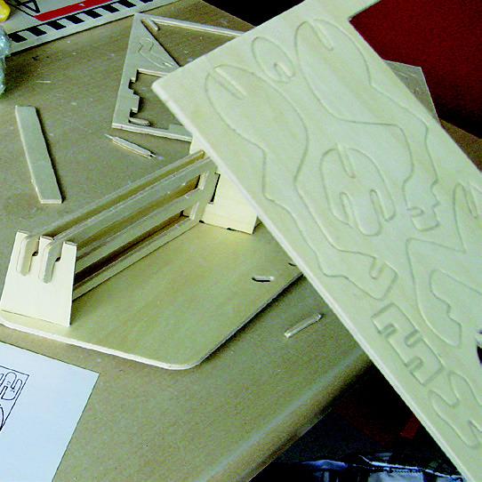 Produktbild Pebaro Holzbausatz Sportflieger