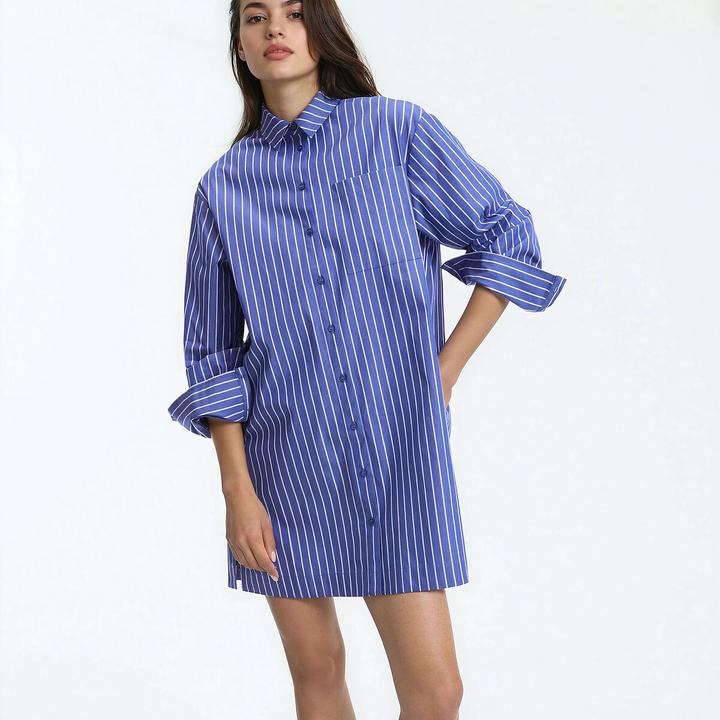 Image du produit La Redoute Collections Gerades gestreiftes Kleid (S)