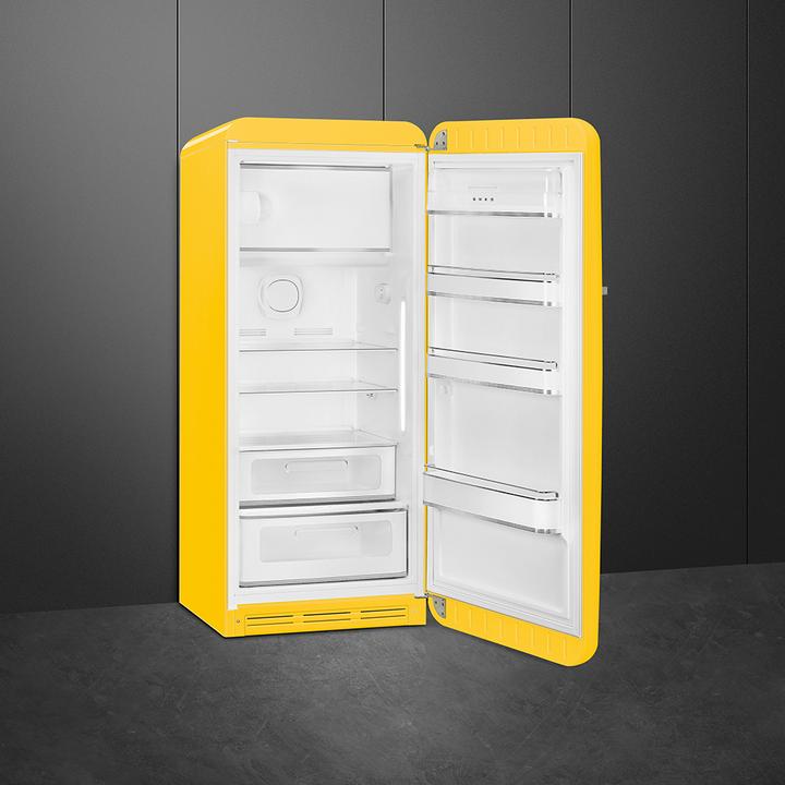Produktbild Smeg FAB28RYW6 Kühlschrank Rechtsanschlag Gelb 50's Style, 2025 Modell, EEK: C (270 l)