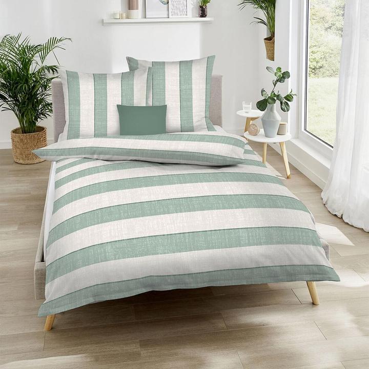 Actual product image Kaeppel Mako-Satin Bettwäsche College (Bedding set, 155x220 cm + 80x80 cm)