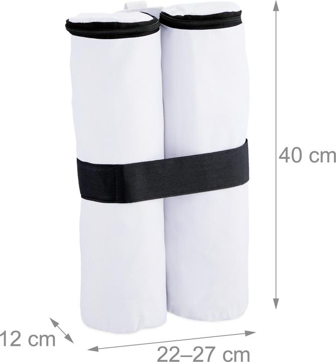 Actual product image Relaxdays pavilion sandbags (1.50 cm, 42 cm)