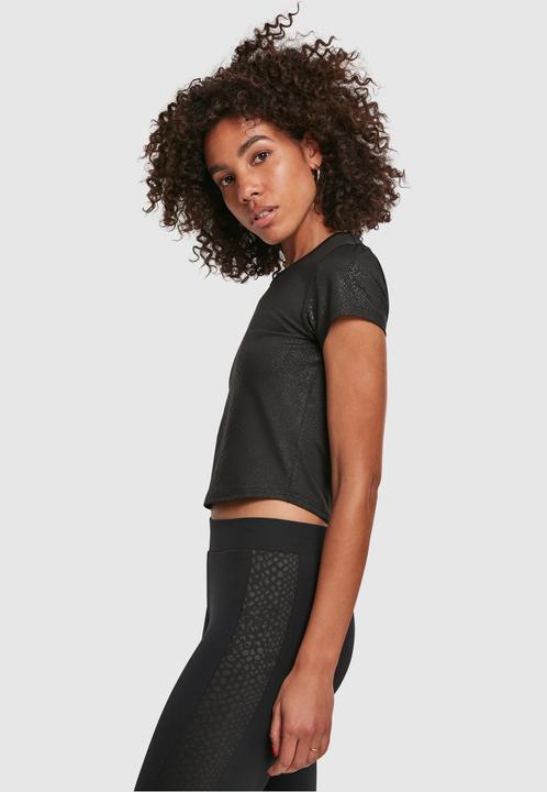 Actual product image Urban Classics Ladies Stretch Pattern Cropped Tee (3XL)