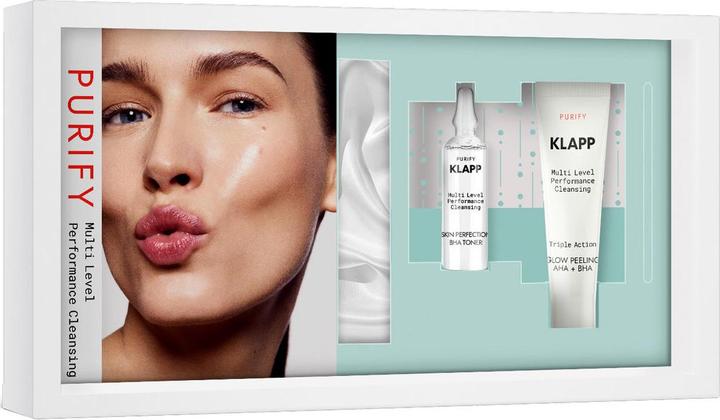 Actual product image Klapp Multi Level Performance Cleansing Triple Action Cleansing Discovery Set BHA (Facial cleansing wipes)