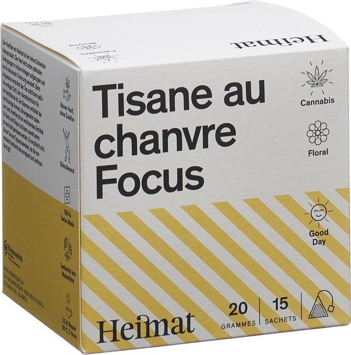 Produktbild Heimat Hanftee Focus (Good Day) (20 g)