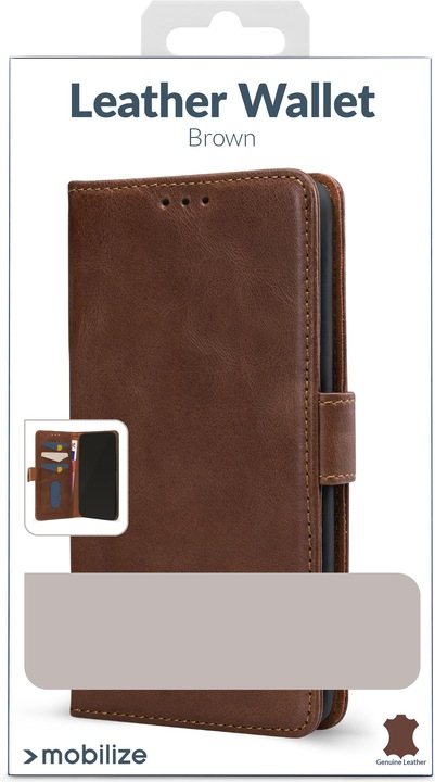 Actual product image Mobilize Leather wallet (Samsung Galaxy S25 Ultra)