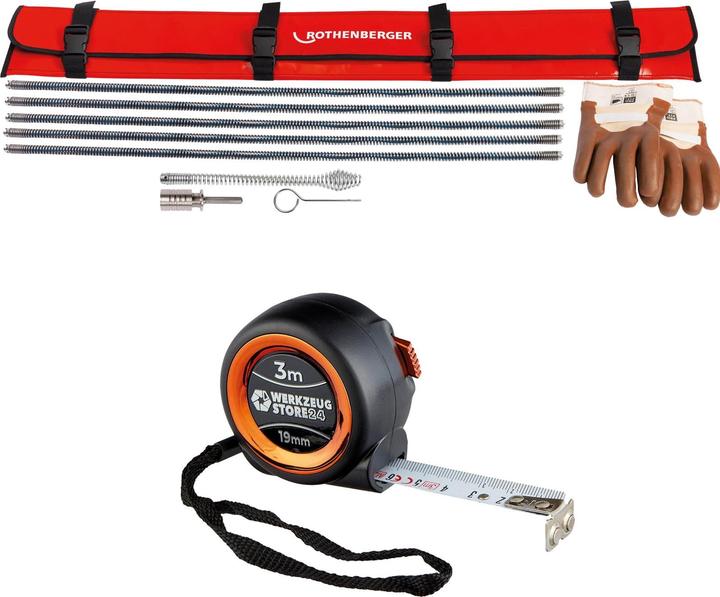 Produktbild Rothenberger Spiralen Starterset, 13mm + Bandmass - 1500005712-Set (0.80 m)