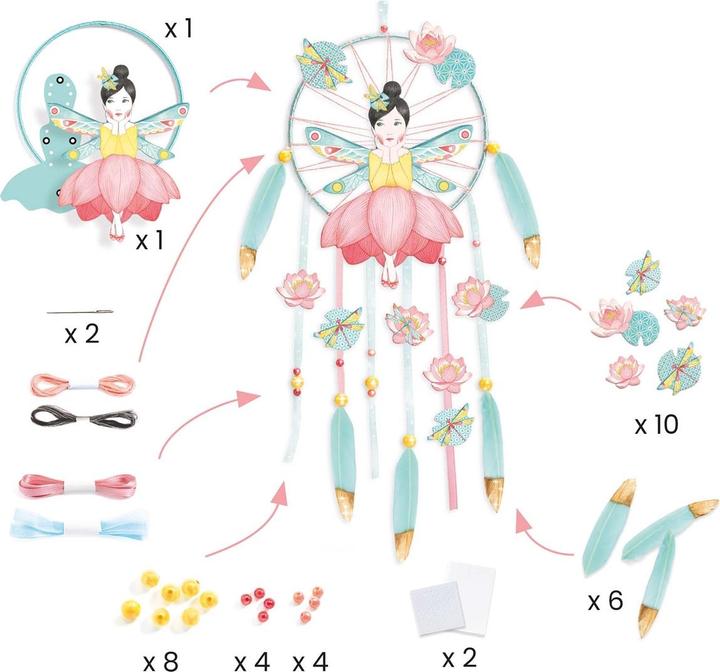 Actual product image Djeco Dreamcatcher Lotus Fairy
