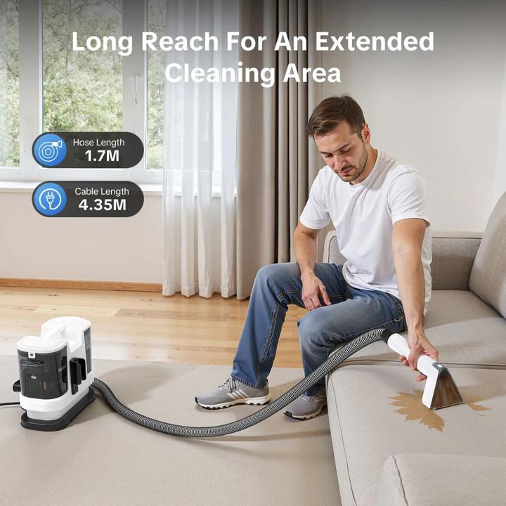 Actual product image Lubluelu V8 Carpet Cleaner