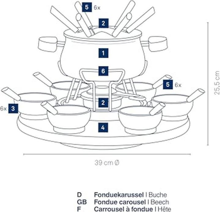 Actual product image Kela Natura (Fondue Bourguignonne, Chinoise Fondue)