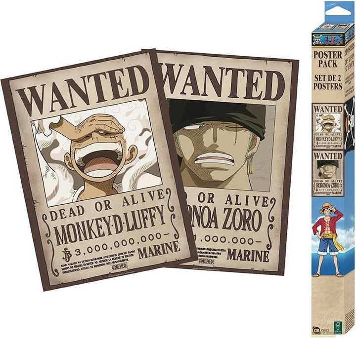 Actual product image ABYstyle Wanted Luffy & Zoro