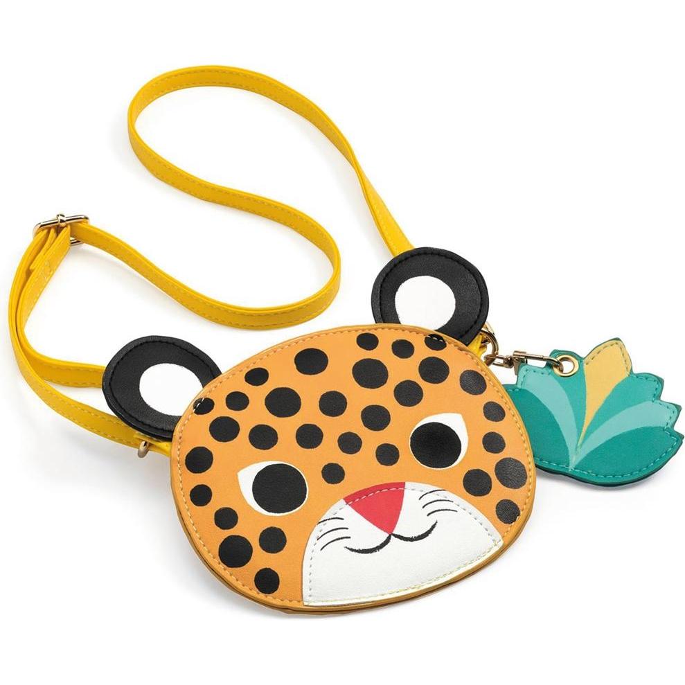Djeco, Kindergartentasche, Umhängetasche Gepard, Mehrfarbig