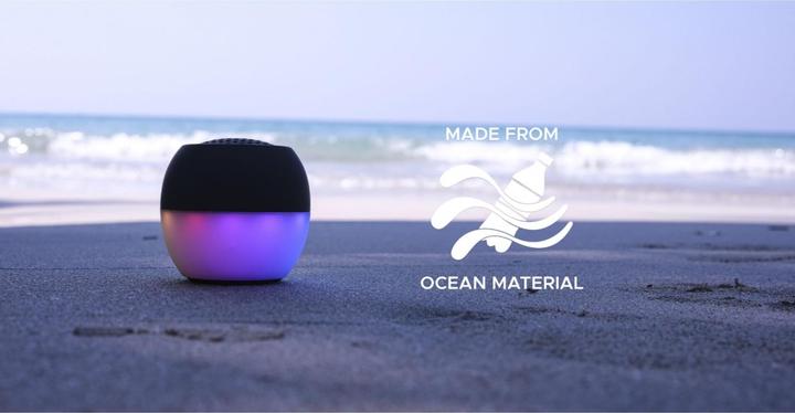 Produktbild Boompods Tide Round Speaker Soundflare Black (5 h, Akkubetrieb)