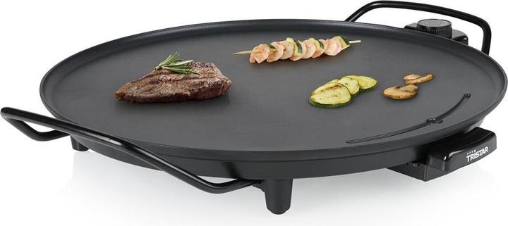 Actual product image Tristar Bakplaat Rond BP-2787 - Gourmet bakplaat - Cirkel Grill voor 4 personen - Met regelbare thermostaat (EU plug)