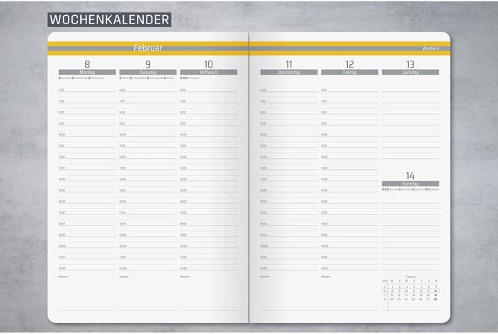 Actual product image Sigel LINESCAPE - Agenda (A5, 1 week / 2 pages)